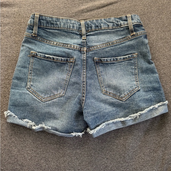 Vanilla Star junior womens Jean denim Shorts Size 3 - Picture 3 of 3